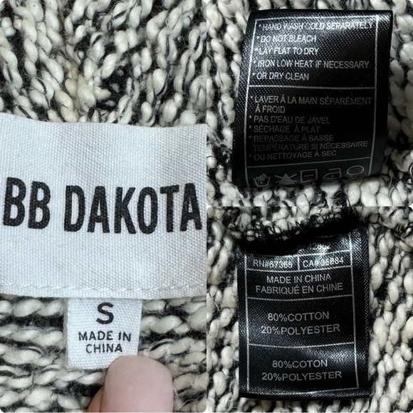 BB Dakota Chevron Cardigan Edie Sweater - Picture 4 of 4